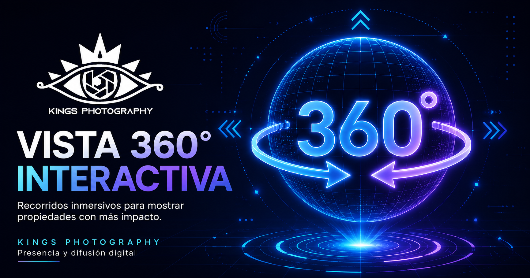 Vista previa Kings 360 para recorridos de terreno
